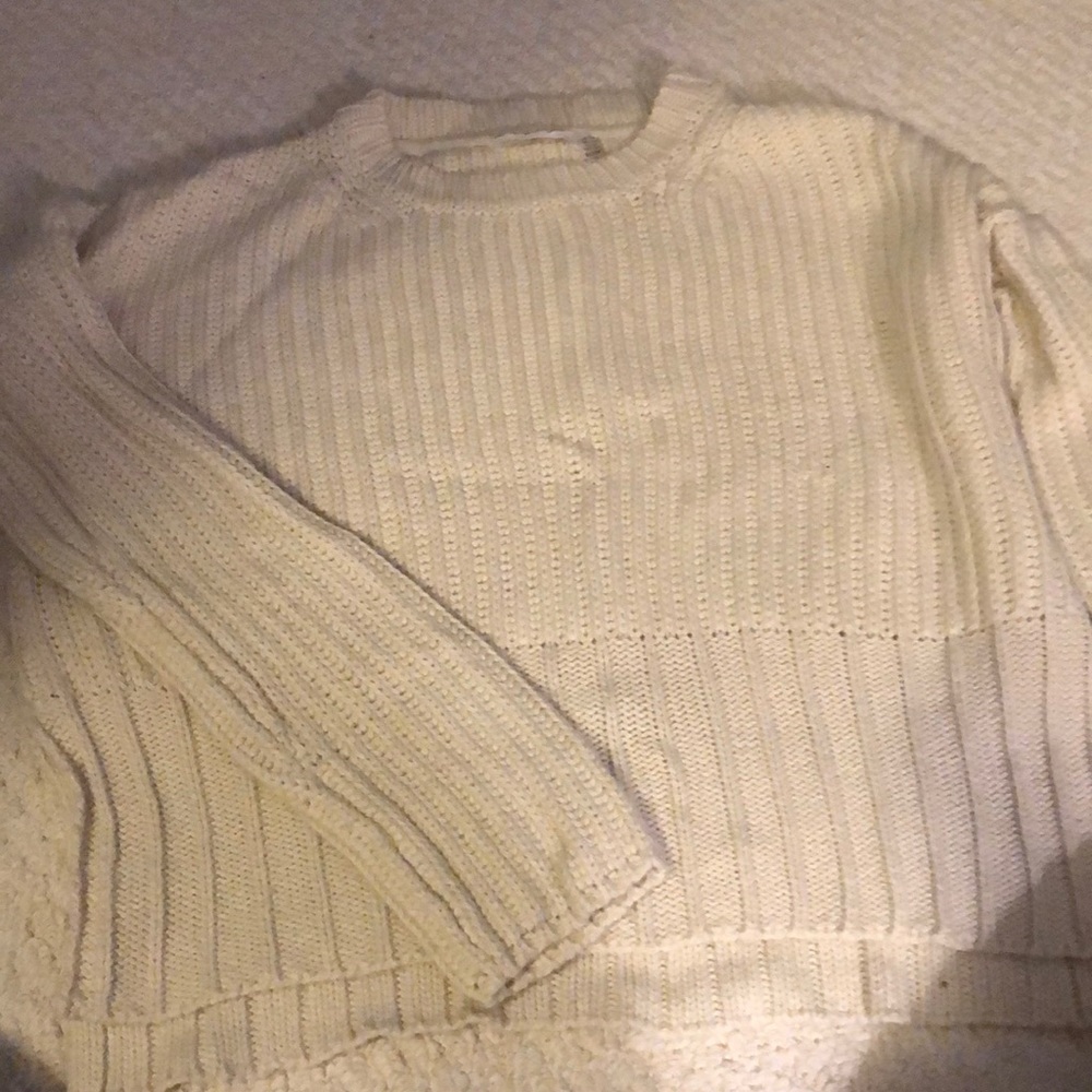 Cream sweater